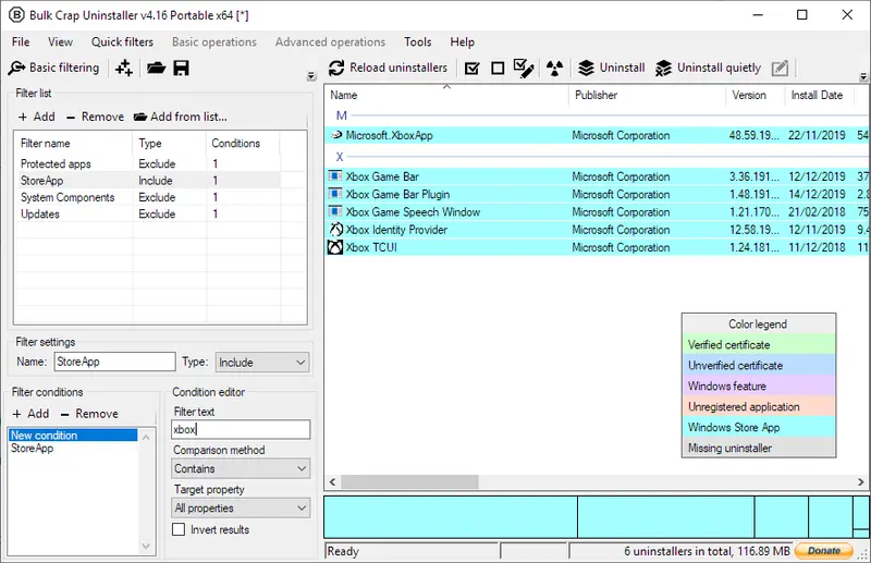 Bulk Crap Uninstaller