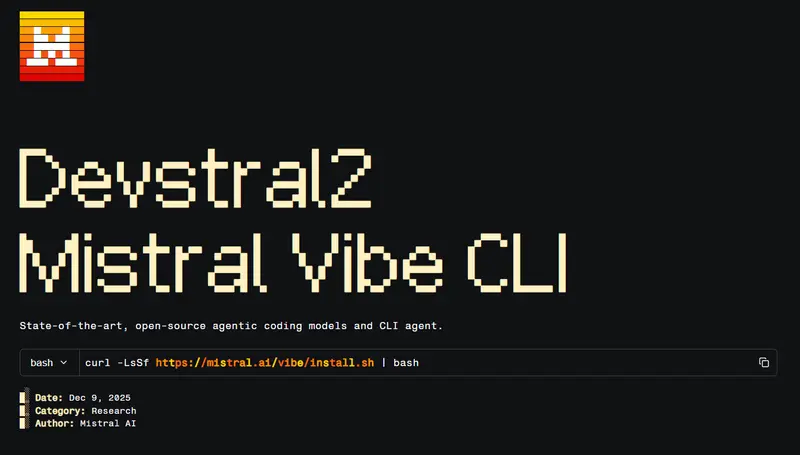 Mistral Vibe CLI