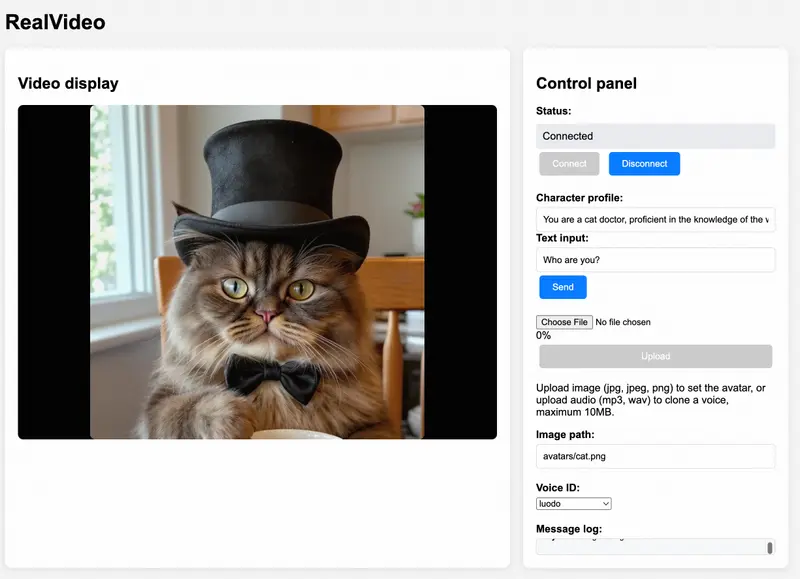 智谱AI开源 RealVideo:基于自回归扩散的实时流式对话视频系统