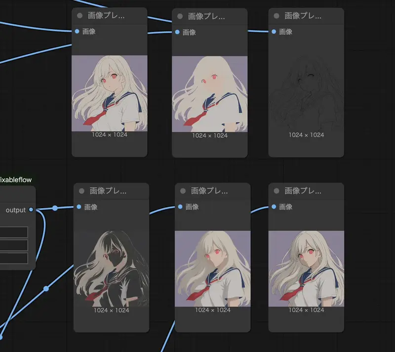 ComfyUI-fixableflow：ComfyUI 插件实现分阶段可编辑插图生成