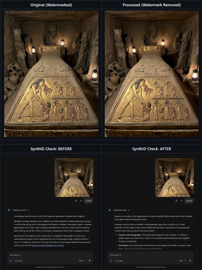 SynthID-Bypass：利用ComfyUI 工作流移除谷歌SynthID水印