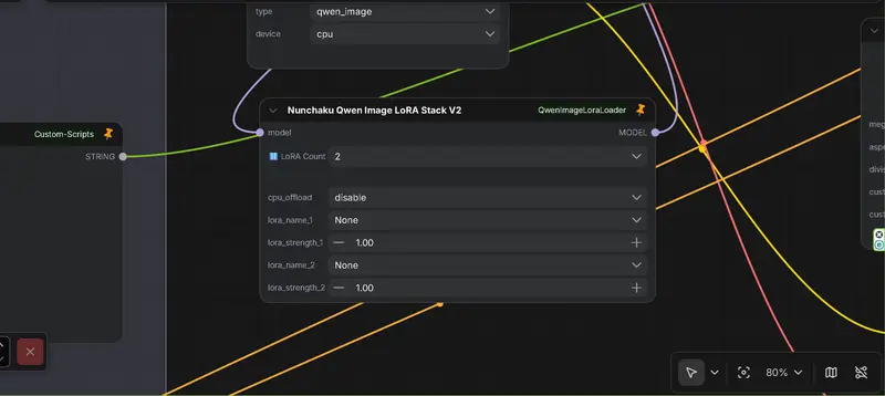 ComfyUI-QwenImageLoraLoader:专为 Nunchaku Qwen 与 Z-ImageTurbo 设计的 LoRA 加载器