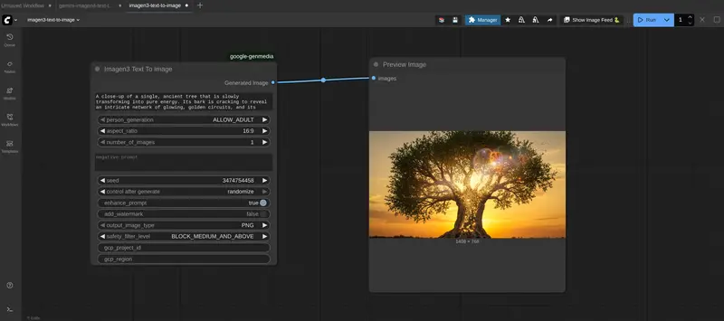 comfyui-google-genmedia-custom-nodes:谷歌打造的GenMedia 自定义ComfyUI节点