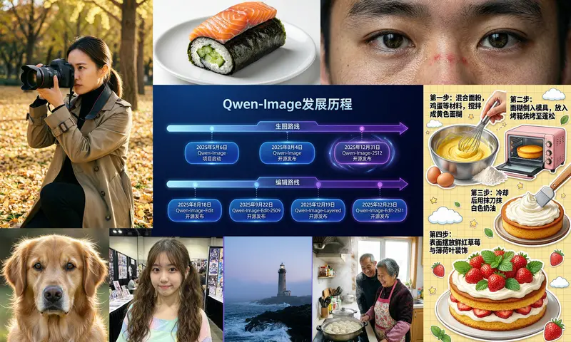 阿里发布文生图模型Qwen-Image-2512:人像、纹理、文字渲染显著提升