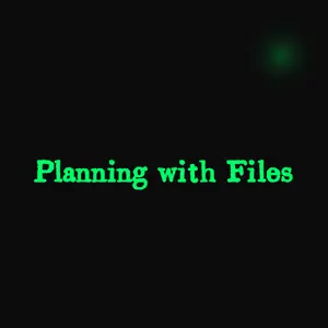 Planning with Files
