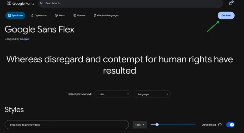 Google Sans Flex 