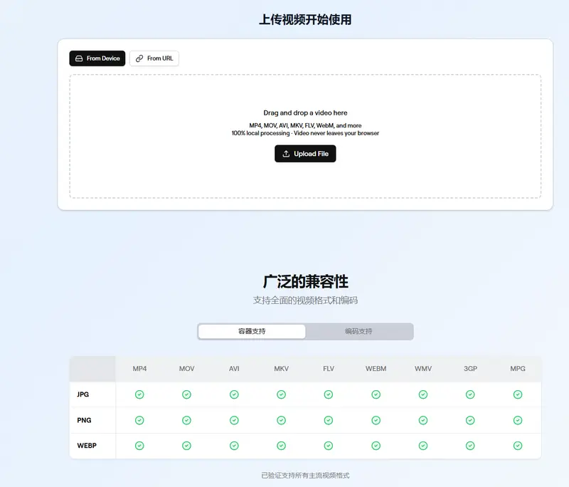 视频转图片（Video to JPG）
