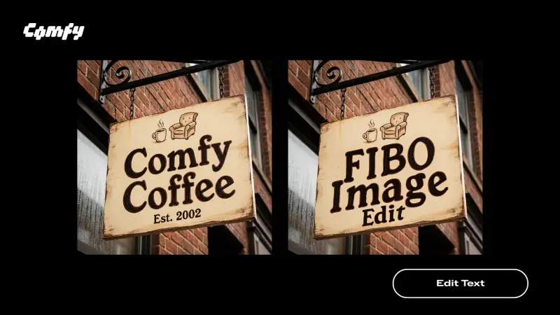 FIBO Edit 上线 ComfyUI：基于授权数据的 JSON 原生图像编辑，商业使用安全