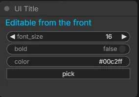 UI-Decorators：ComfyUI 前端子图增强工具集，提升 ComfyUI 子图可读性