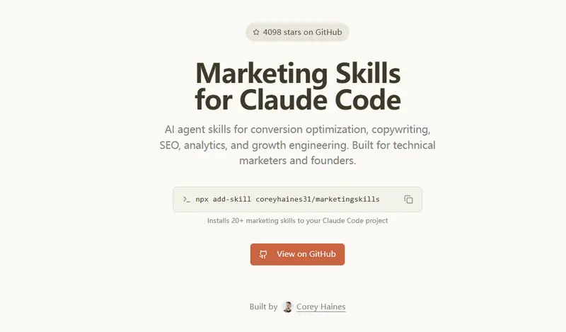 Marketing Skills for Claude Code