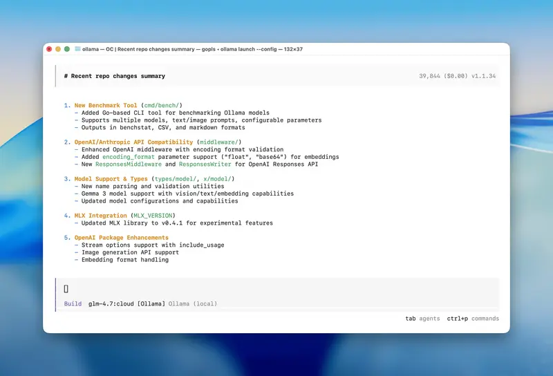 Ollama 新增 launch 命令：一键启动编程智能体，无需配置