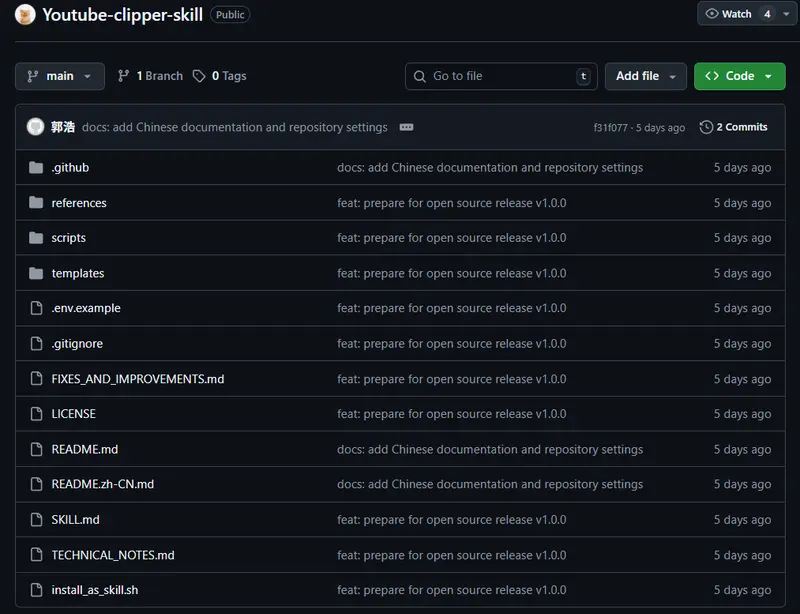 YouTube Clipper Skill