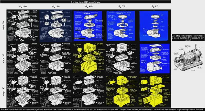 Z-Image模型参数实测:CFG与步数设置对比与最优区间