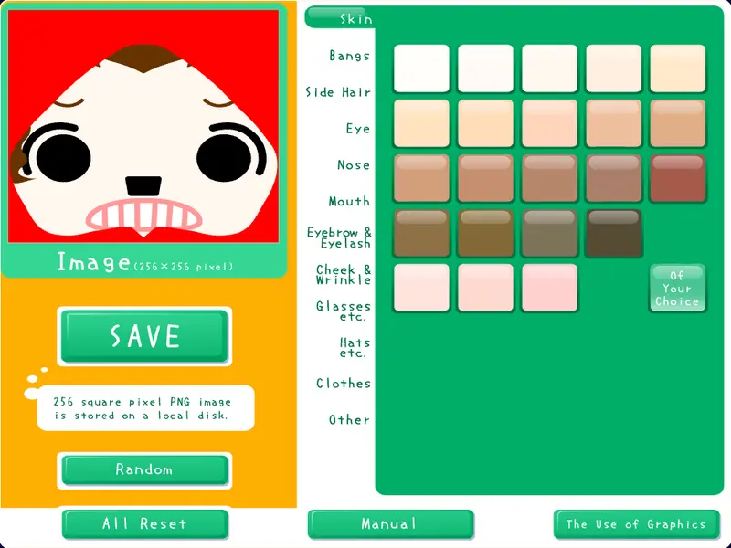Square Face Generator