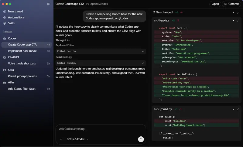 OpenAI 推出 macOS Codex 应用：用“技能”和“智能体”重构编程工作流