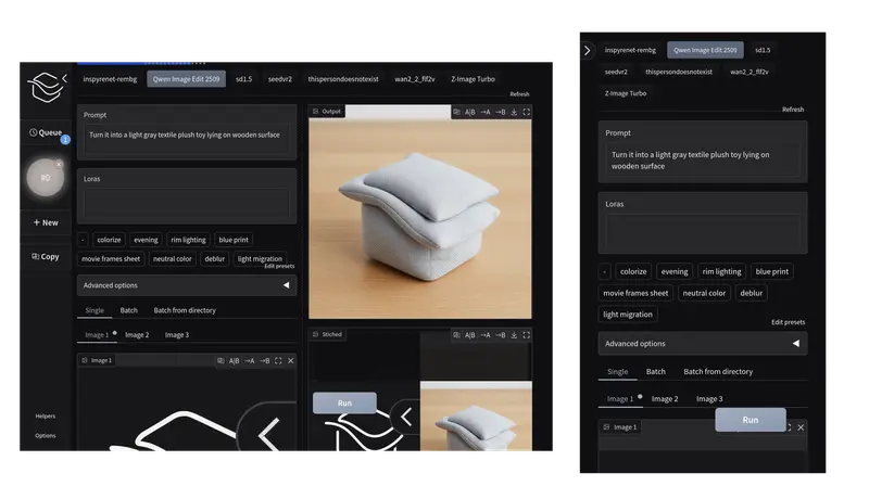 Minimalistic Comfy Wrapper WebUI：给ComfyUI做的极简推理界面，手机也能用