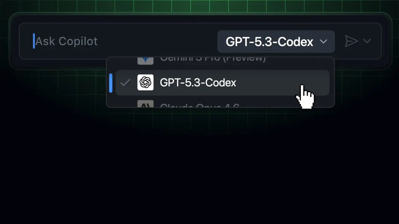 GitHub Copilot 接入 GPT-5.3-Codex，代理任务性能提升 25%