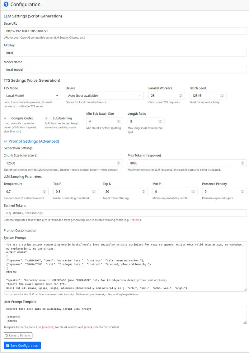 Alexandria Audiobook Generator