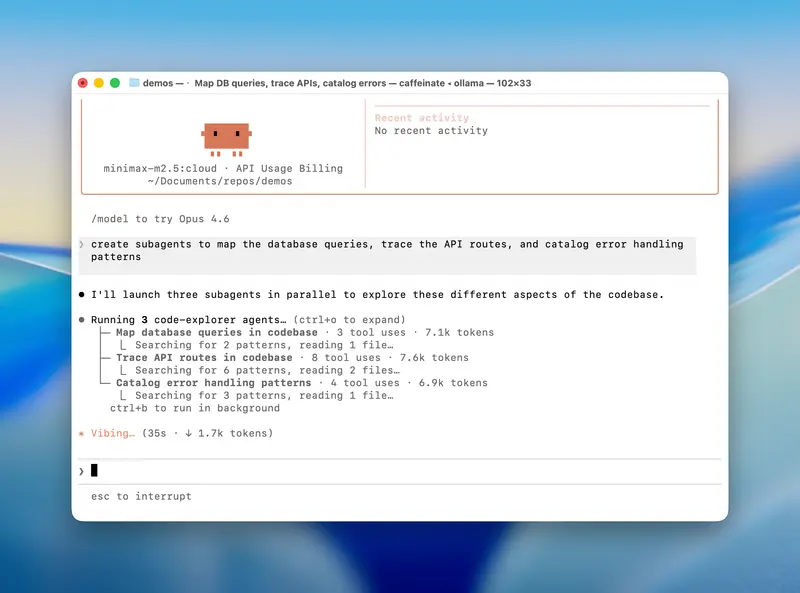 无需 MCP 与 API 密钥：Ollama 在 Claude Code 中内置联网搜索与多智能体协作功能