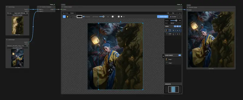 ComfyUI Content Viewer：从 Markdown 到无限画布，内置 12 种视图与无限画布合成器