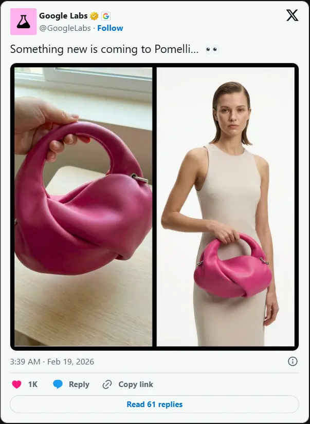 Google Pomelli 推出 Photoshoot：上传一张产品图，AI 瞬间生成全套专业营销大片