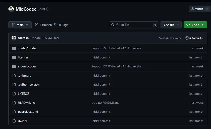 MioCodec v2 发布:仅需 341 bps 即可重建 44.1kHz 高保真音频,TTS 模型无缝升级神器
