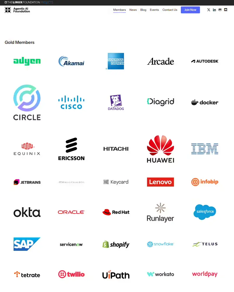 华为正式加入 Agentic AI 基金会!全球 146 家巨头共筑智能体开放新生态