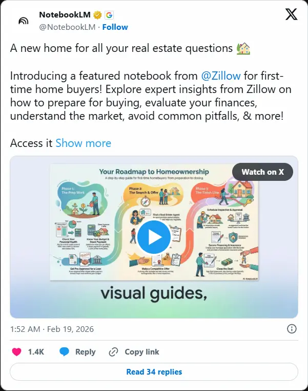 NotebookLM 迎来视觉与协作升级：支持自定义封面图与“重新混合”公共笔记