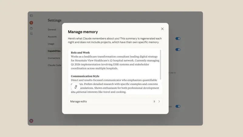 Claude 记忆功能上线：支持一键导入其他 AI 记忆，付费用户无缝切换无需“重新调教”