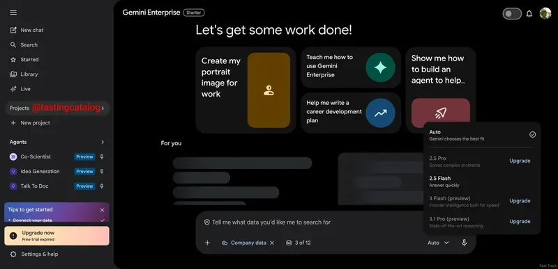 谷歌 Gemini Enterprise 迎头赶上：推出“项目（Projects）”功能，重塑企业级 AI 工作流
