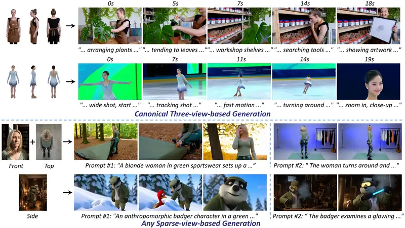 WILDACTOR：告别 AI 视频“变脸”噩梦，港科大团队实现任意视角下的全身身份严格一致