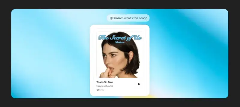 ChatGPT 集成 Shazam：对话中一键听歌识曲，支持 iOS/Android/网页全平台