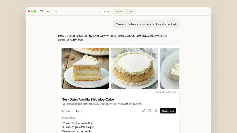 Claude 迈出图像生成关键一步：新增“实时渲染窗格”，代码秒变交互图表