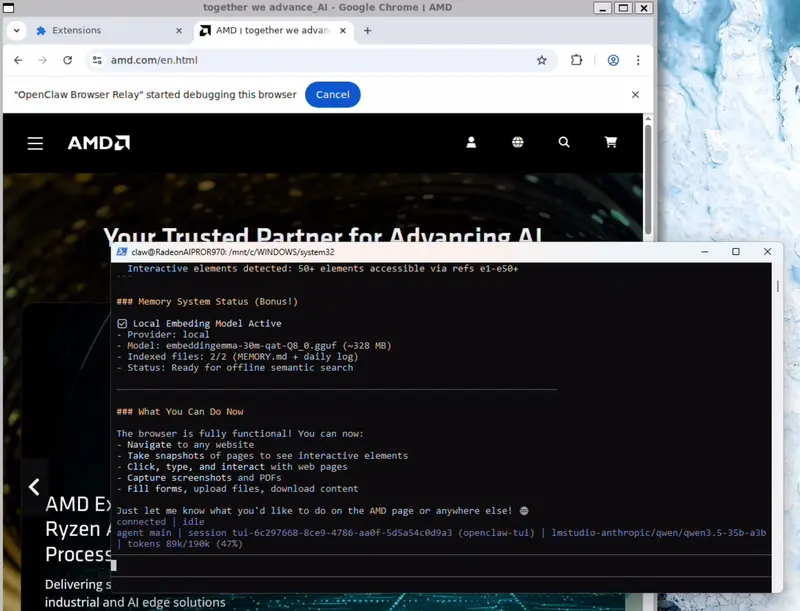 AMD 官方完整教程:Windows 本地部署 OpenClaw AI 智能体(双硬件方案)