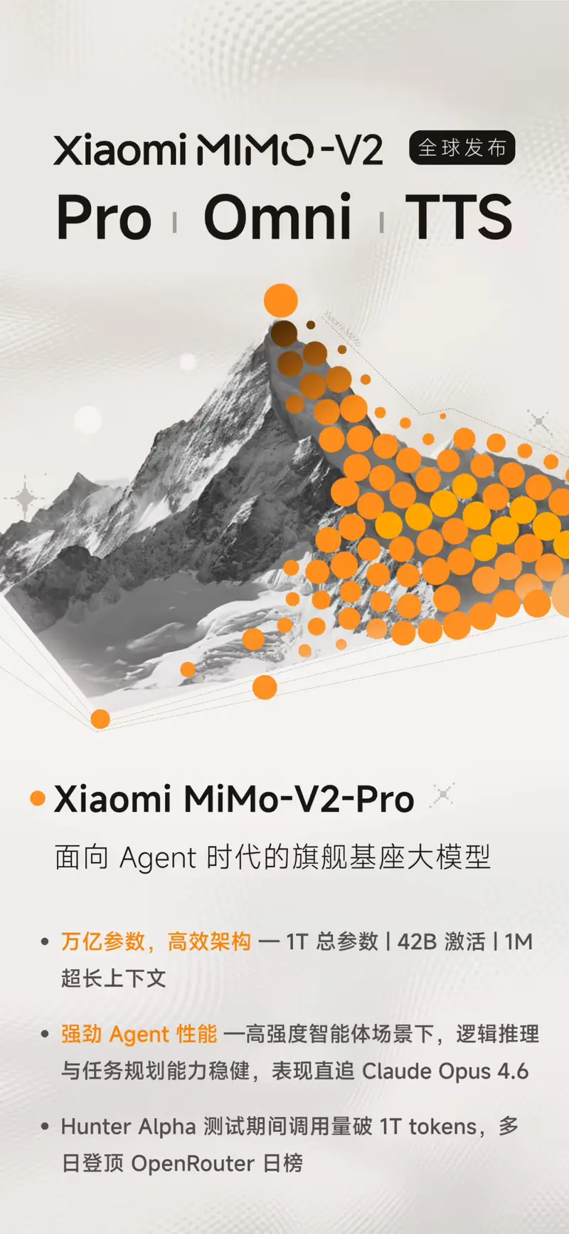 限时免费体验一周！小米凌晨官宣三款大模型：MiMo-V2 系列正式亮相，1M 上下文比肩 Opus 4.6