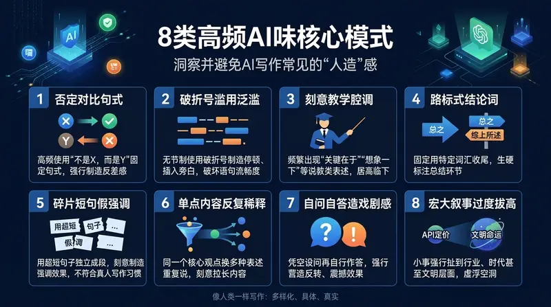 AI写作套路全拆解:一眼识别AI文风,附实用避坑指南