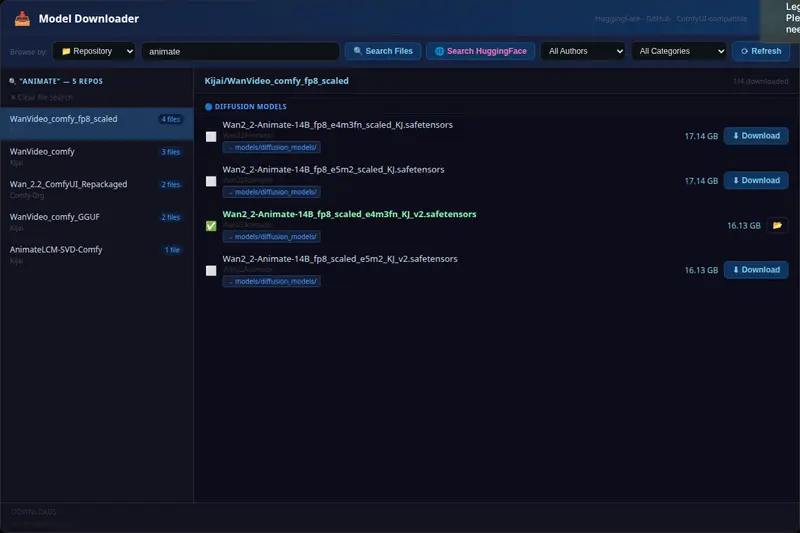 告别手动找模型!Advanced Model Manager for ComfyUI内置模型浏览器,一键搜索 HuggingFace 并自动归类下载