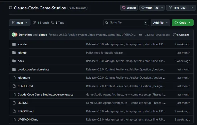 Claude Code Game Studios