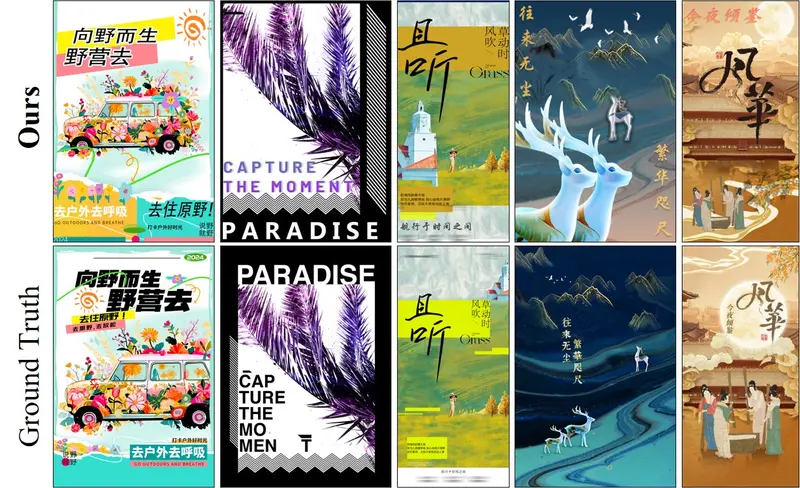 PSDesigner:首个模拟人类设计师工作流的自动化图形设计系统,直接生成可编辑 PSD 文件