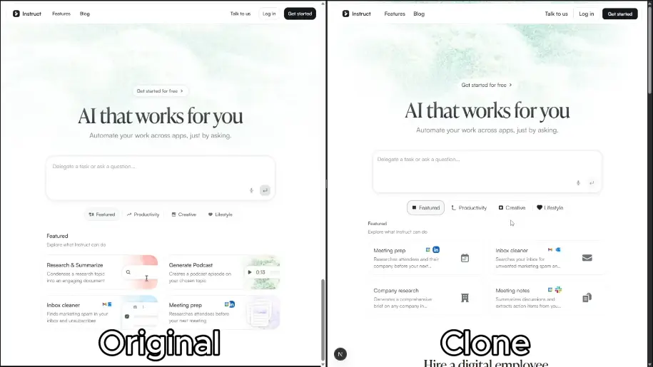 AI Website Cloner Template