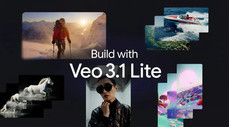 谷歌推出 Veo 3.1 Lite：最具成本效益的视频生成模型，助力开发者大规模应用
