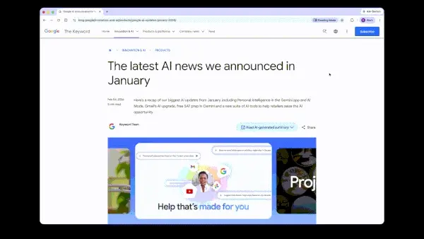 迟到十年的“真香”！Chrome 正式实装垂直标签页，深度整合沉浸式阅读模式