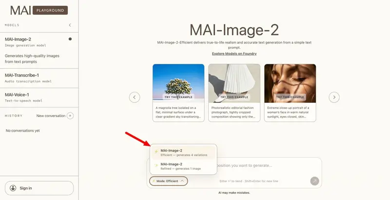 微软发布 MAI-Image-2-Efficient：速度提升 22%，成本降低 41% 的企业级图像生成模型