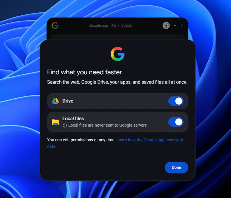 Google app