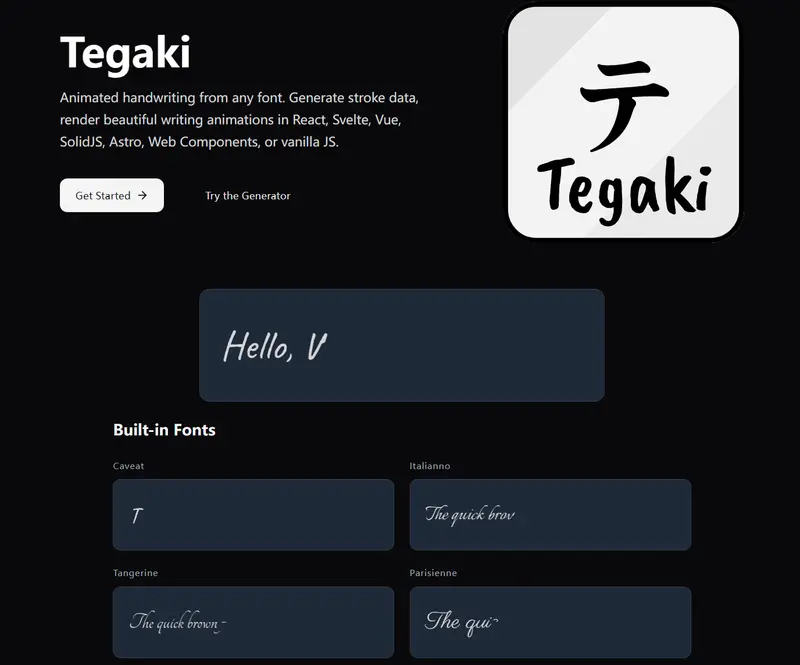 Tegaki