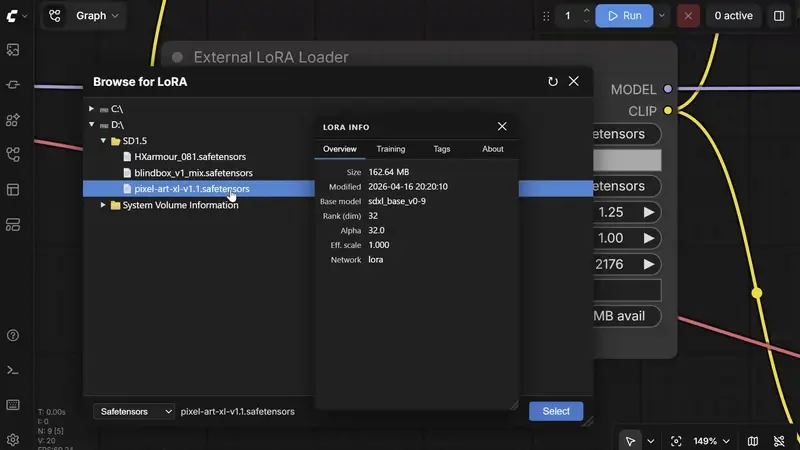 ComfyUI External LoRA Loader:打破路径限制,任意位置加载 LoRA