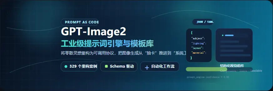 GPT-Image2 工业级提示词引擎与模板库