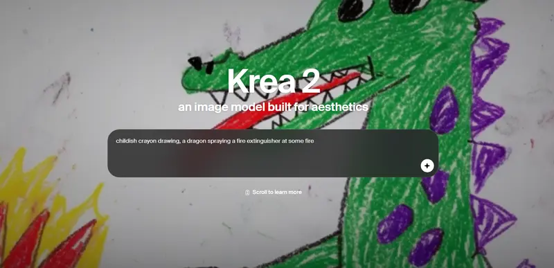 Krea 正式发布Krea 2:从零构建的首个基础模型,支持 4 重风格参考与概念级情绪板