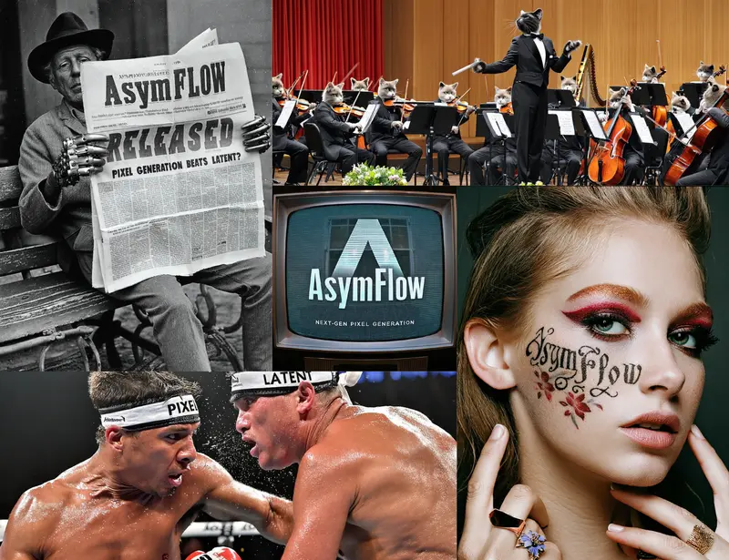 斯坦福提出 AsymFlow：首个将预训练潜在模型微调至像素空间的流生成框架，ImageNet FID 1.57 刷新纪录，AsymFLUX.2 超越 FLUX.2 基础版