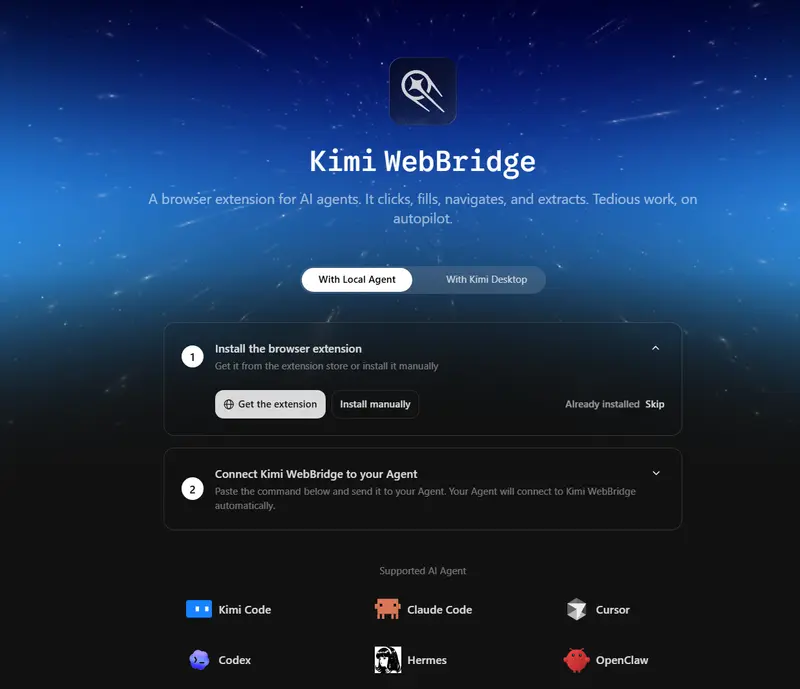 Kimi WebBridge
